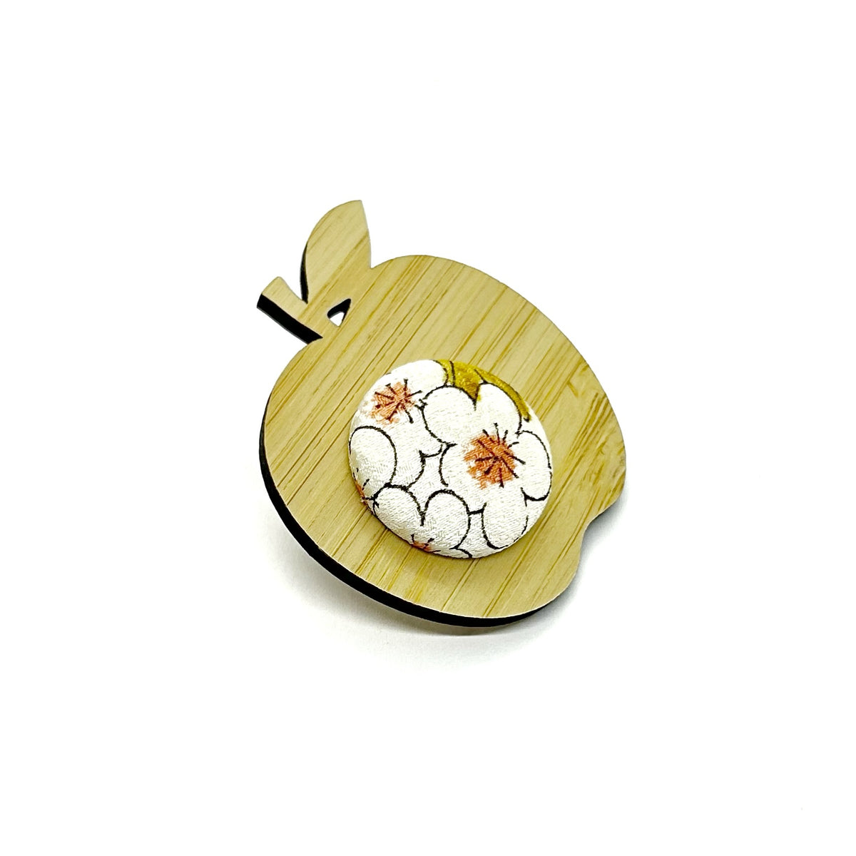 Kimono Apple Brooch