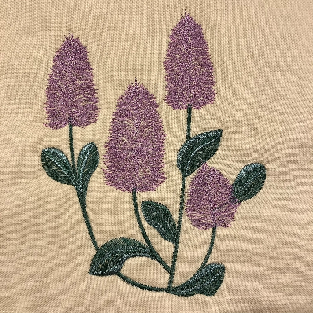 handmade Australian native quilted - mulla mulla