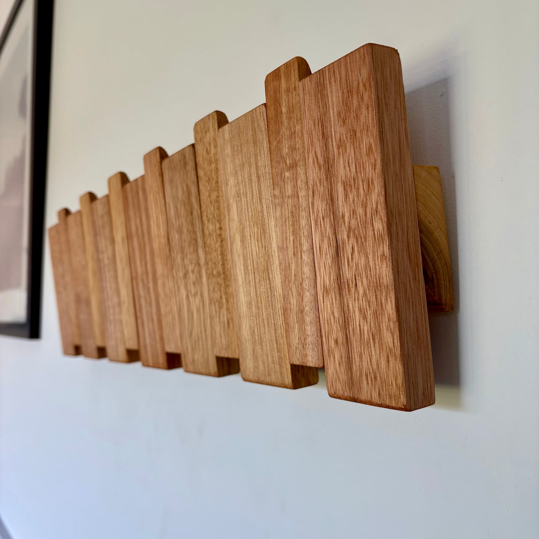 No.2 Tasmanian oak Piano style Coatrack