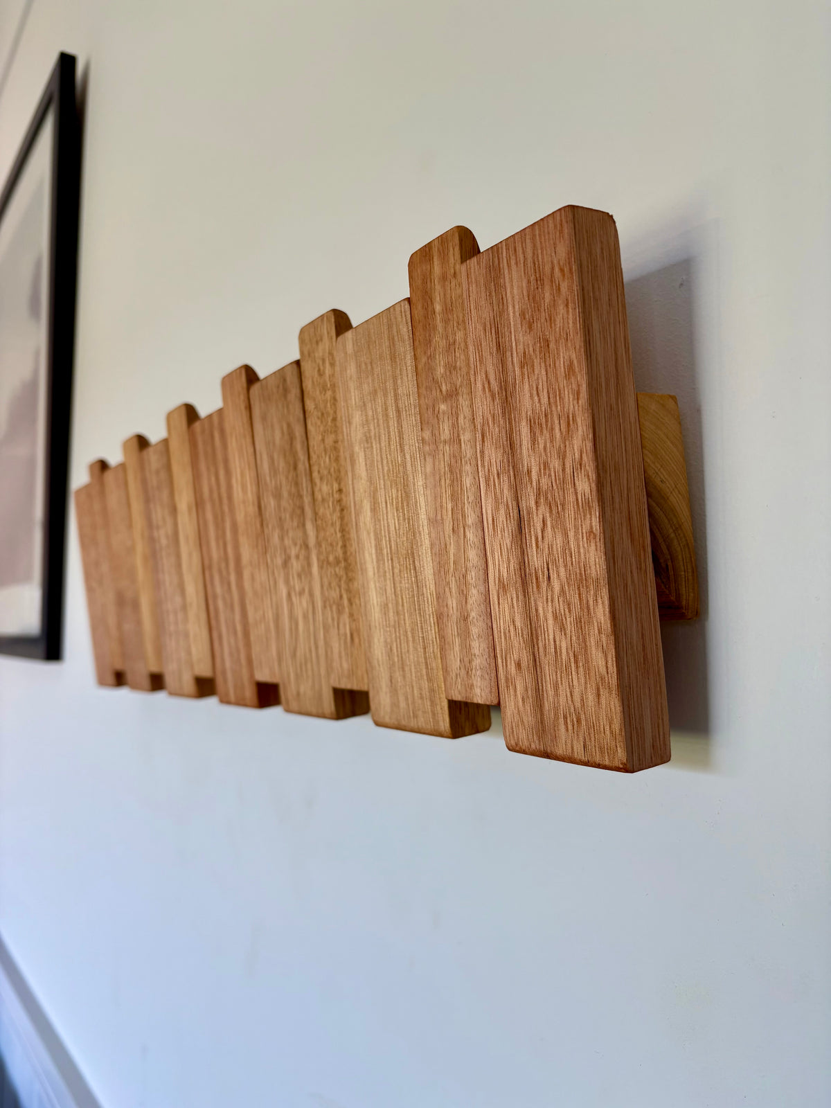 No.2 Tasmanian oak Piano style Coatrack