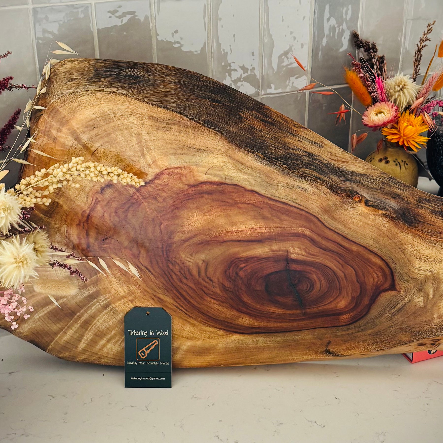 Hardwood Camphor Laurel Charcuterie Board 345x670x40mm