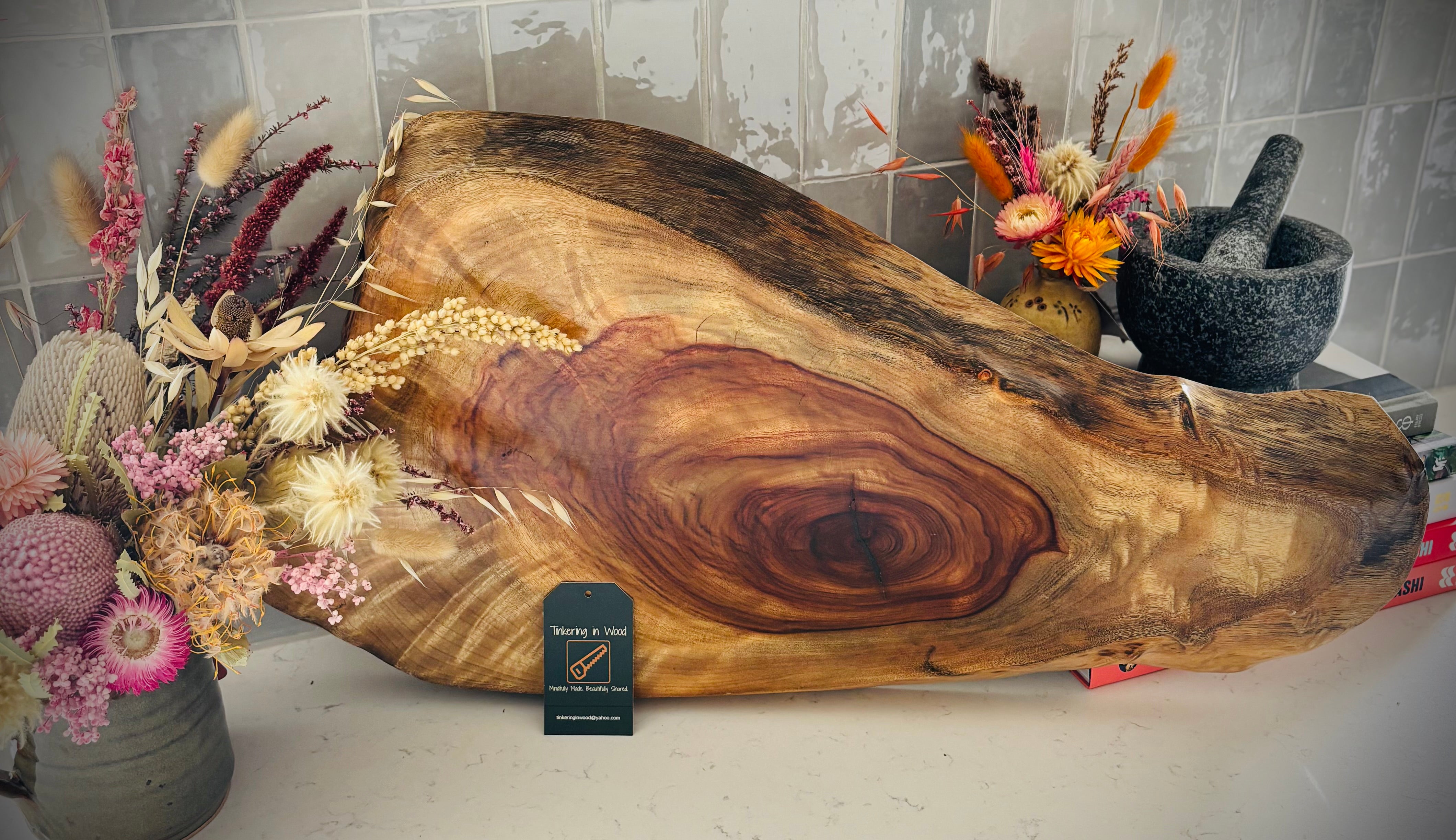 Hardwood Camphor Laurel Charcuterie Board 345x670x40mm