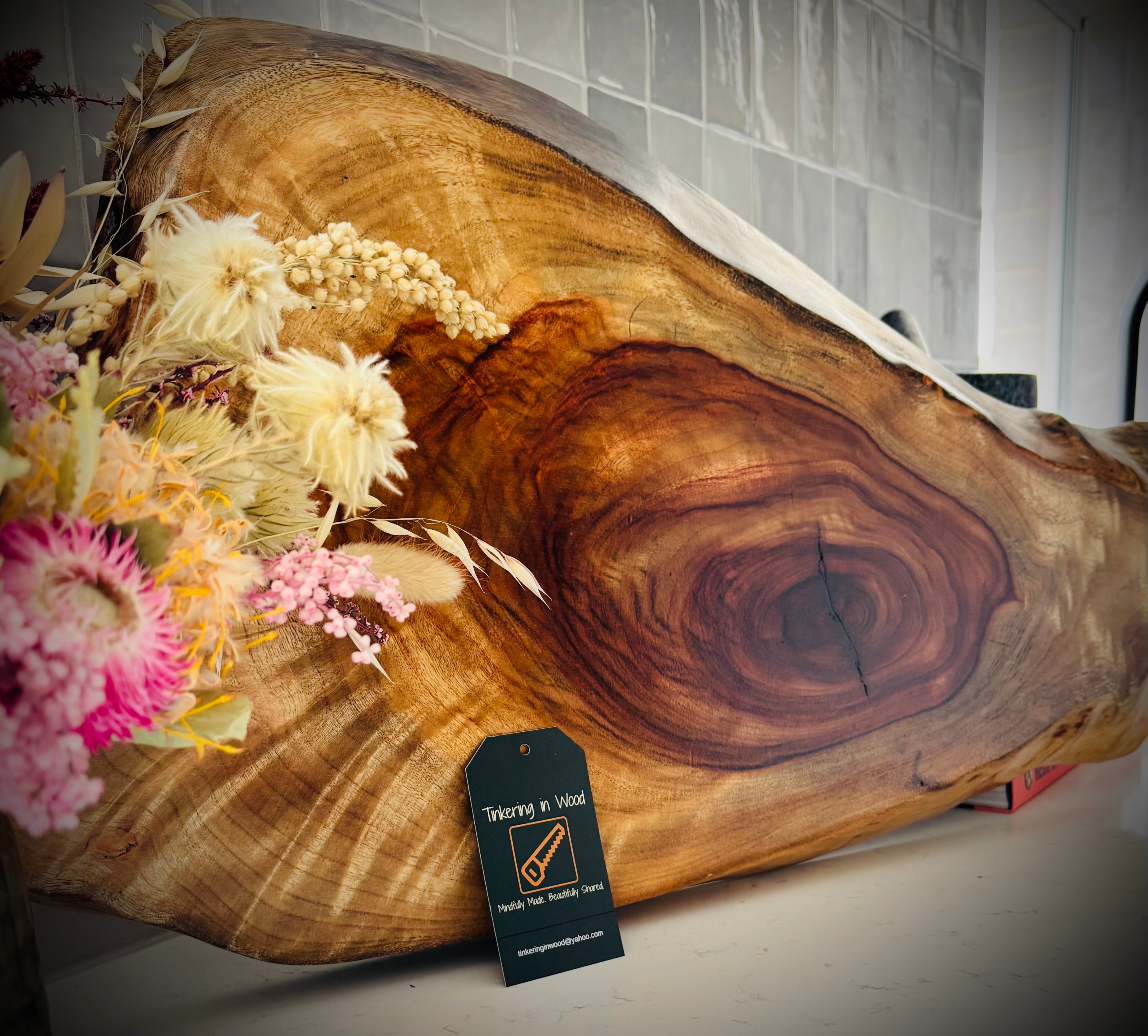 Hardwood Camphor Laurel Charcuterie Board 345x670x40mm