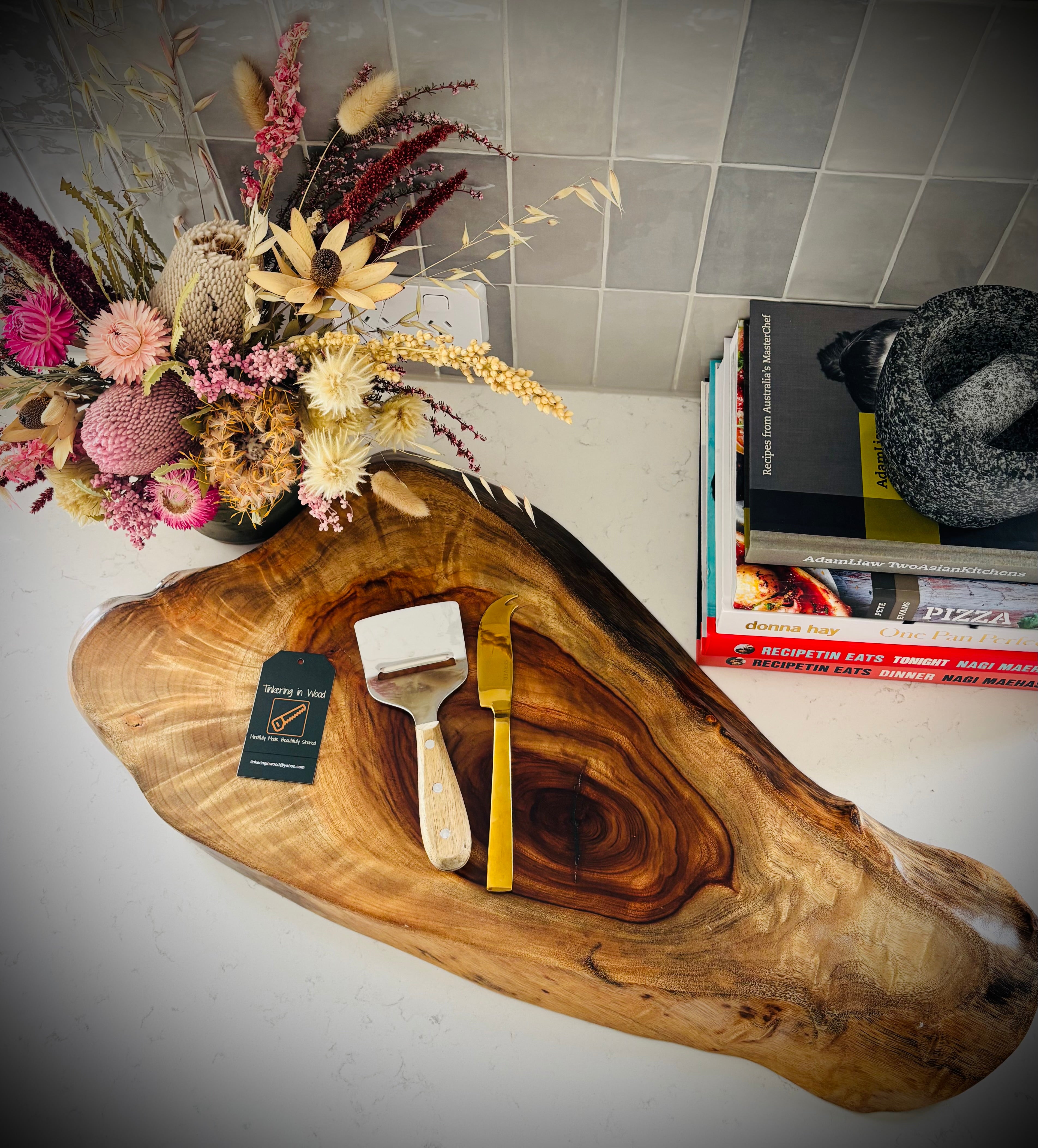 Hardwood Camphor Laurel Charcuterie Board 345x670x40mm