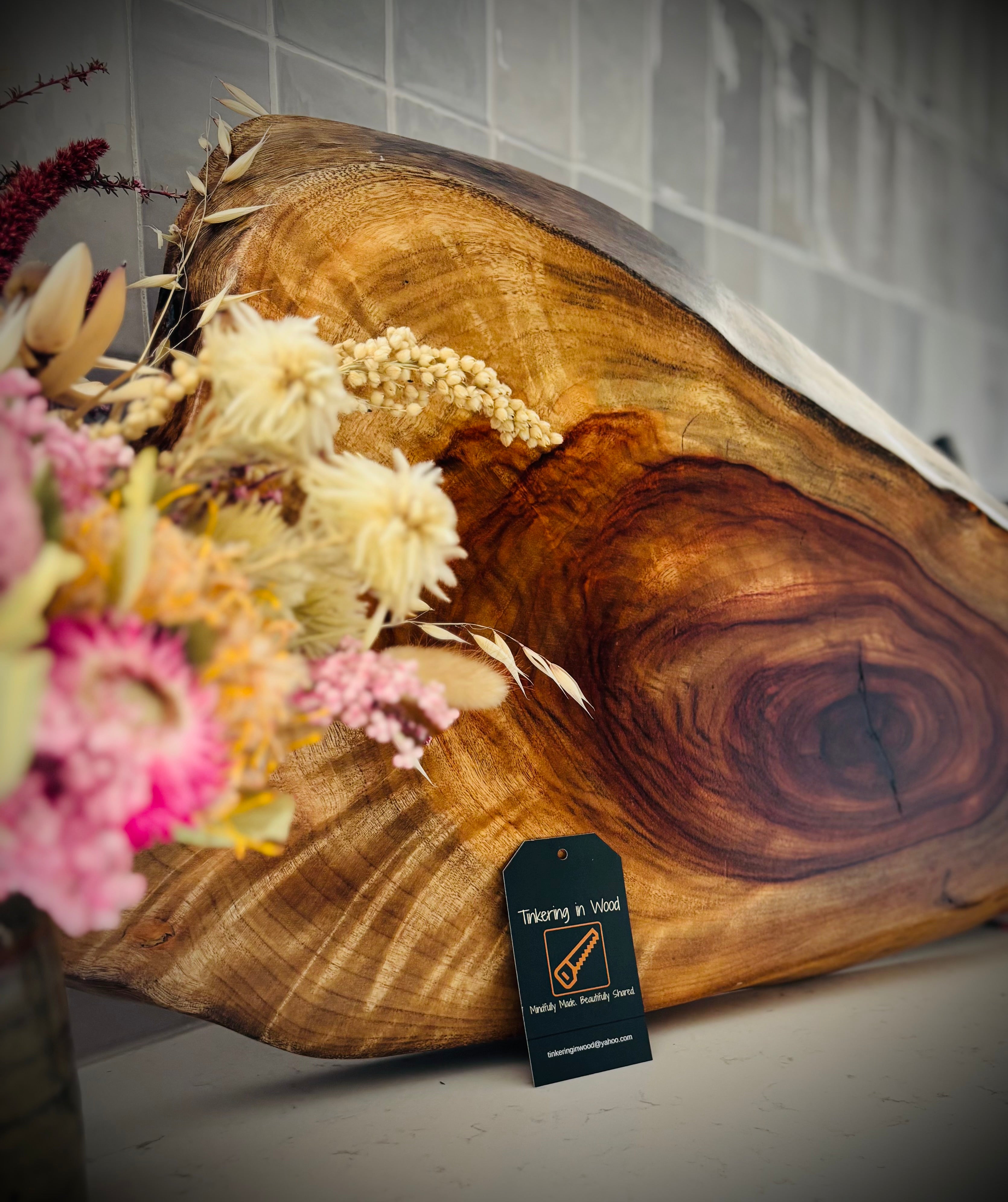 Hardwood Camphor Laurel Charcuterie Board 345x670x40mm