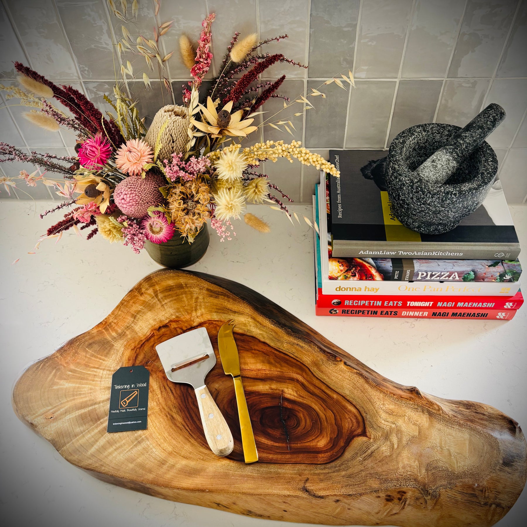 Hardwood Camphor Laurel Charcuterie Board 345x670x40mm