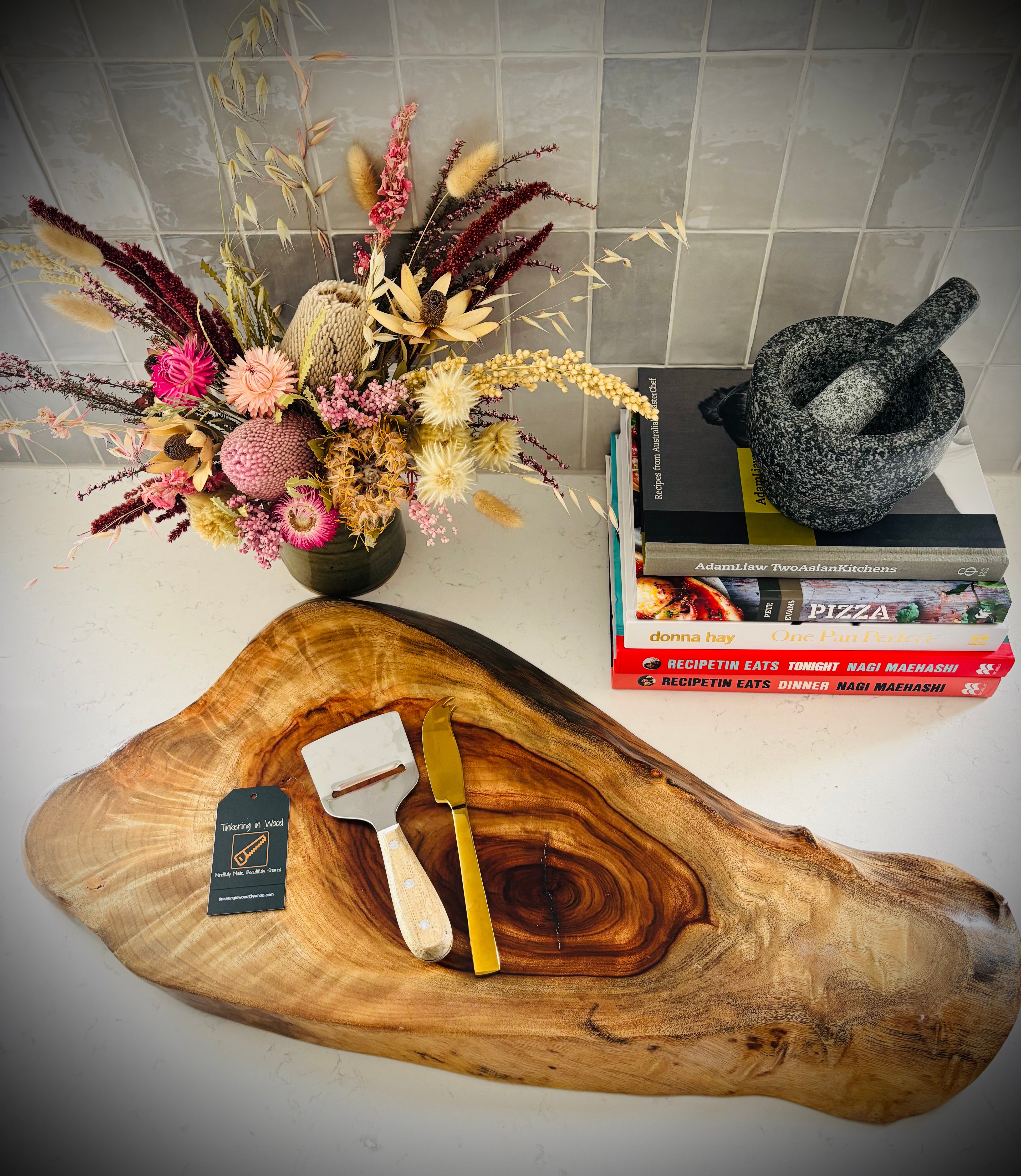 Hardwood Camphor Laurel Charcuterie Board 345x670x40mm