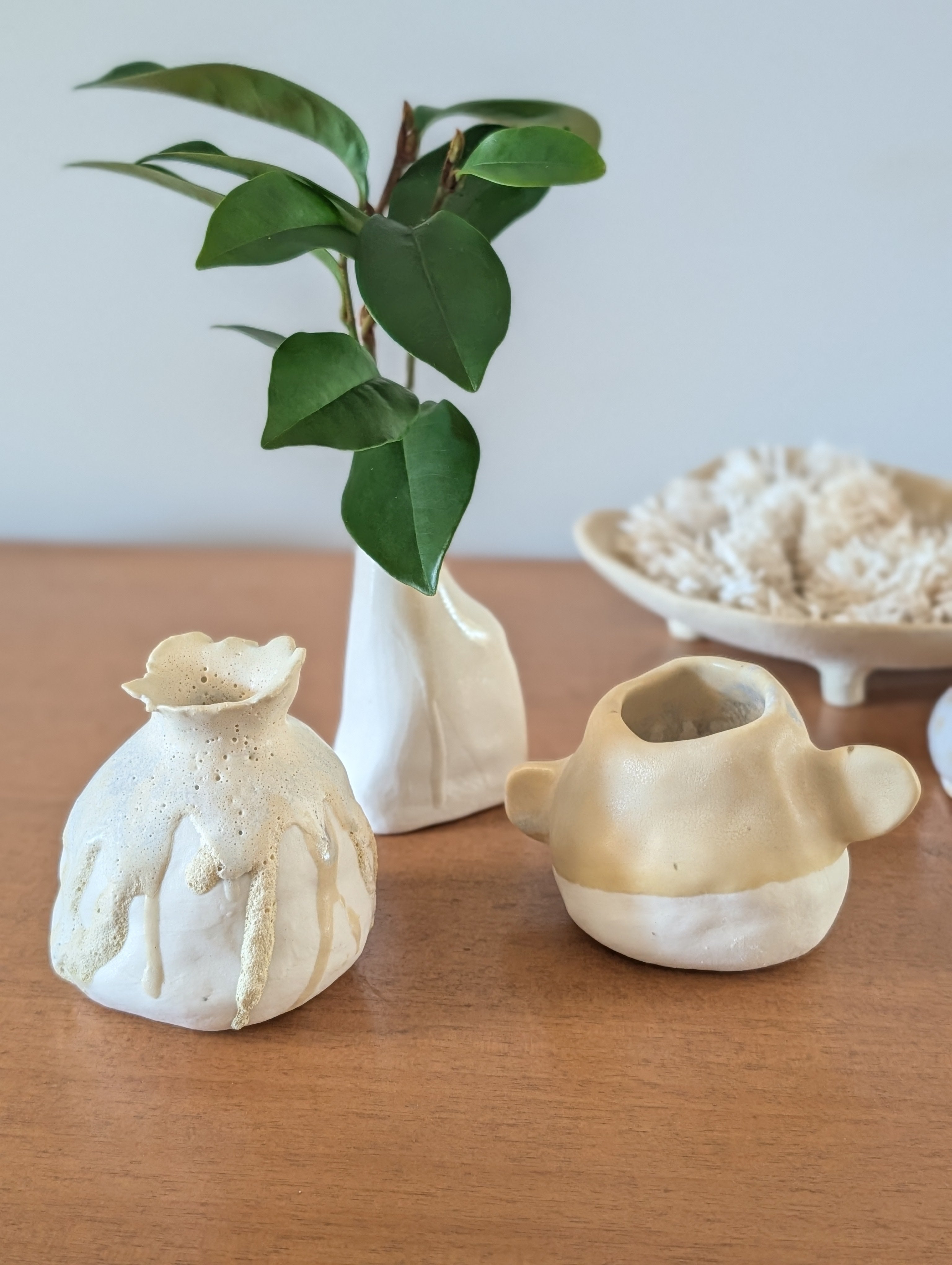 Ceramic Bud Vase set | petite • styling • stems