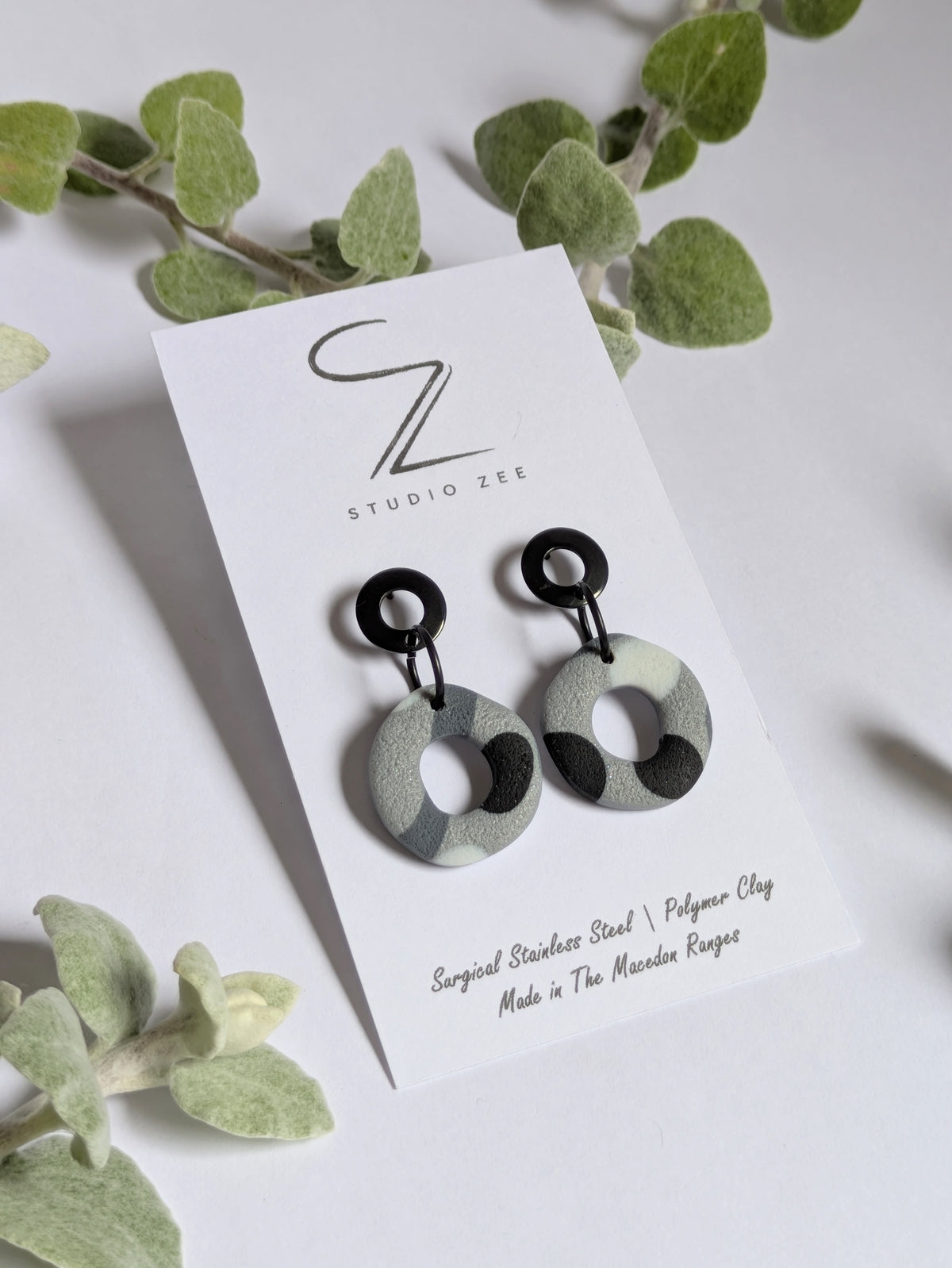 Donut Drop Earrings