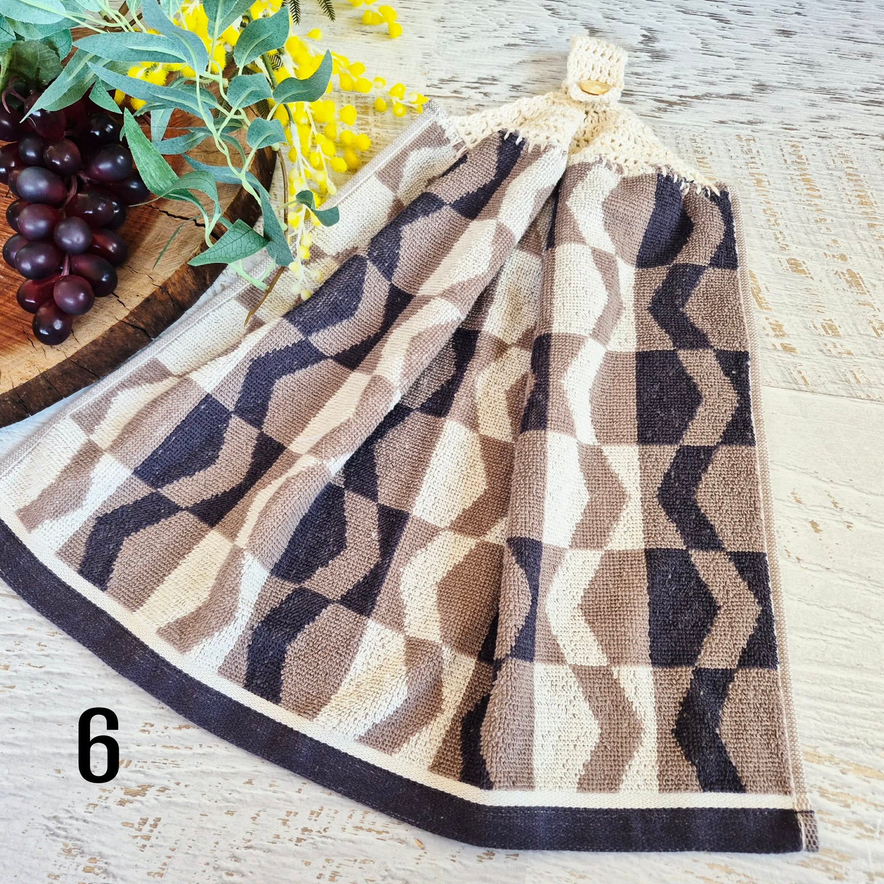 Kitchen Hand Towel | Hanging | Cotton | SINGLE LAYER | 9 Styles - 1-9