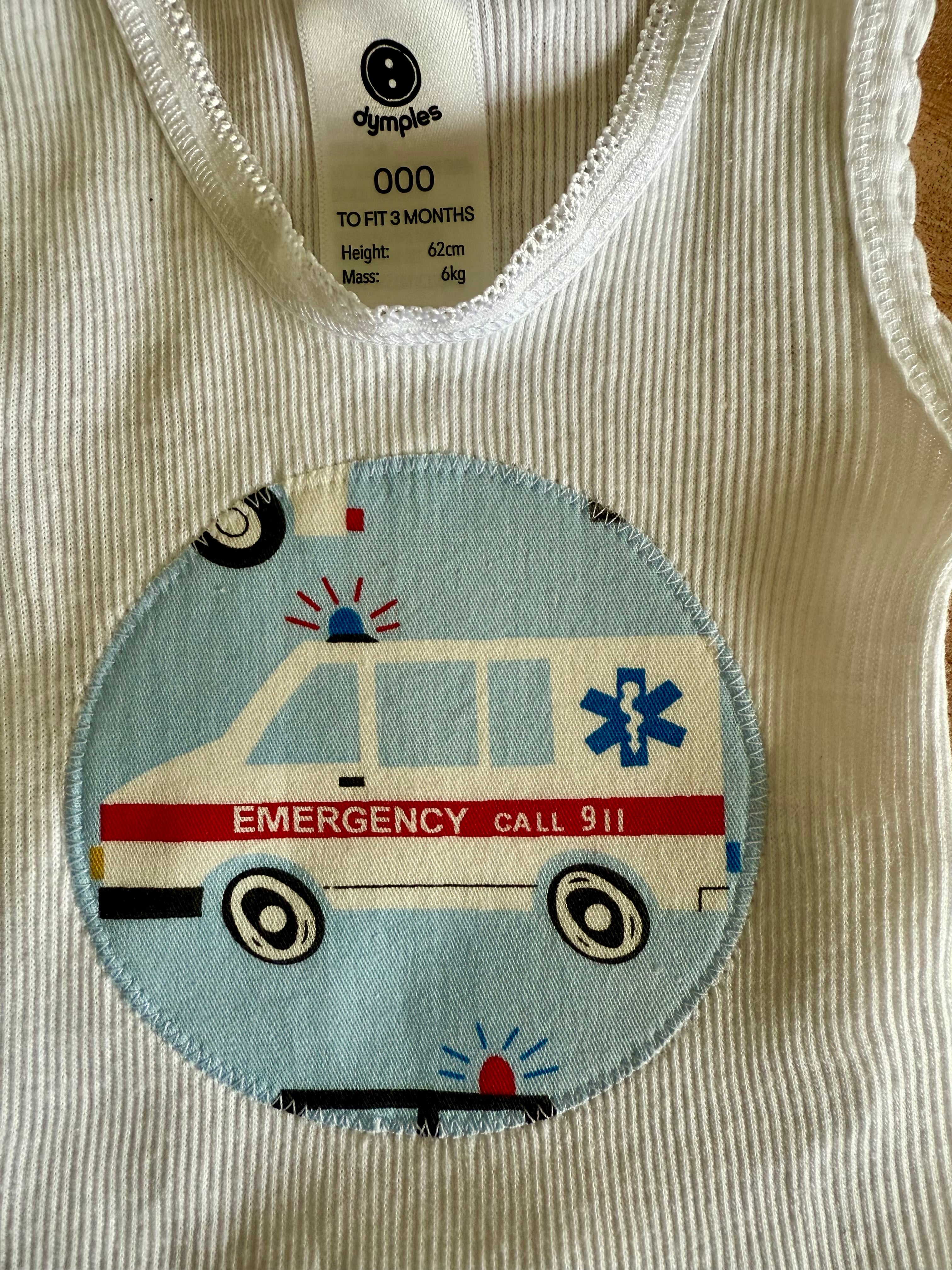 Baby boys bloomers and tank set.