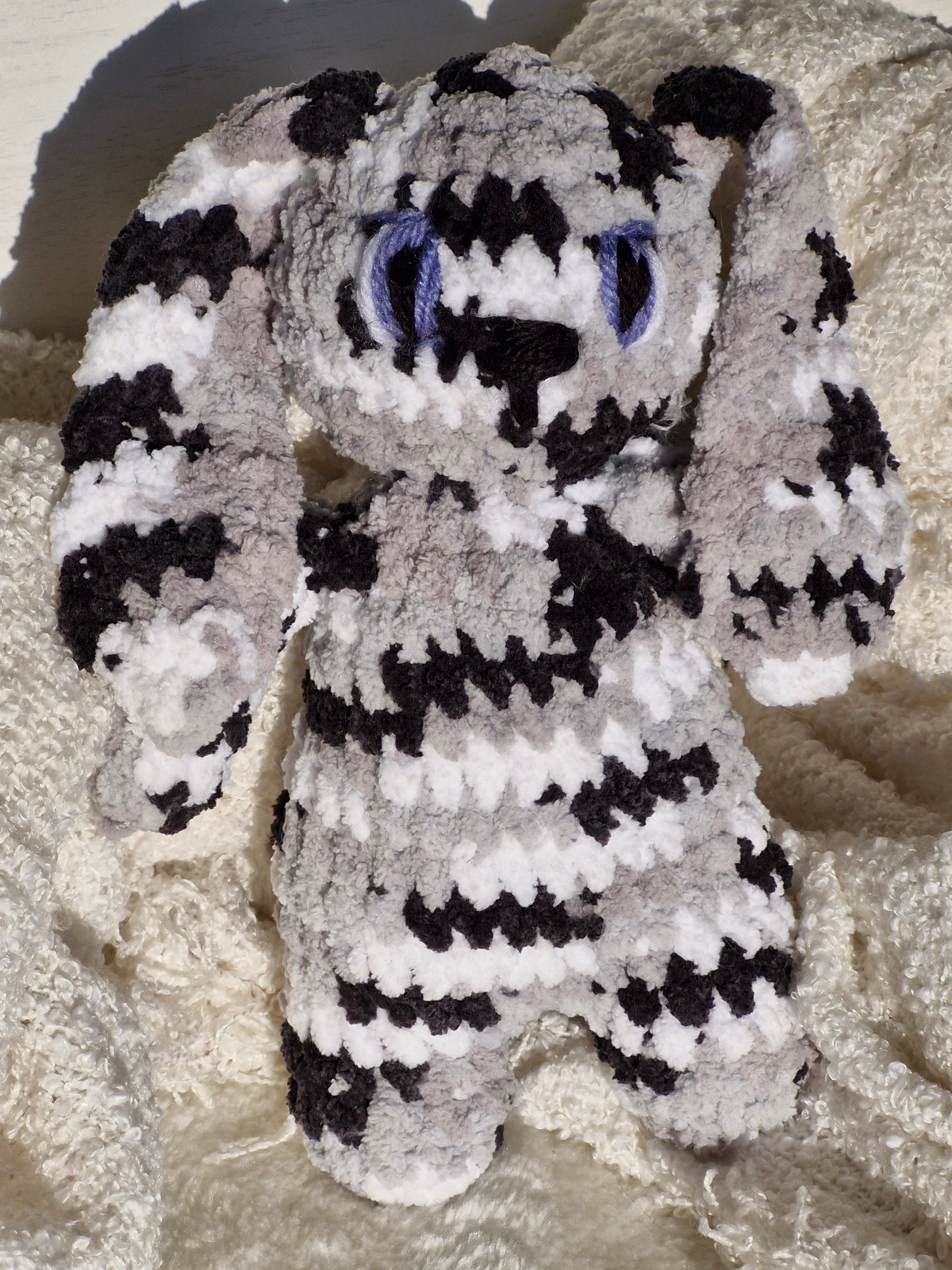 Plush Crochet PATCHY FLOPPY EAR BUNNY