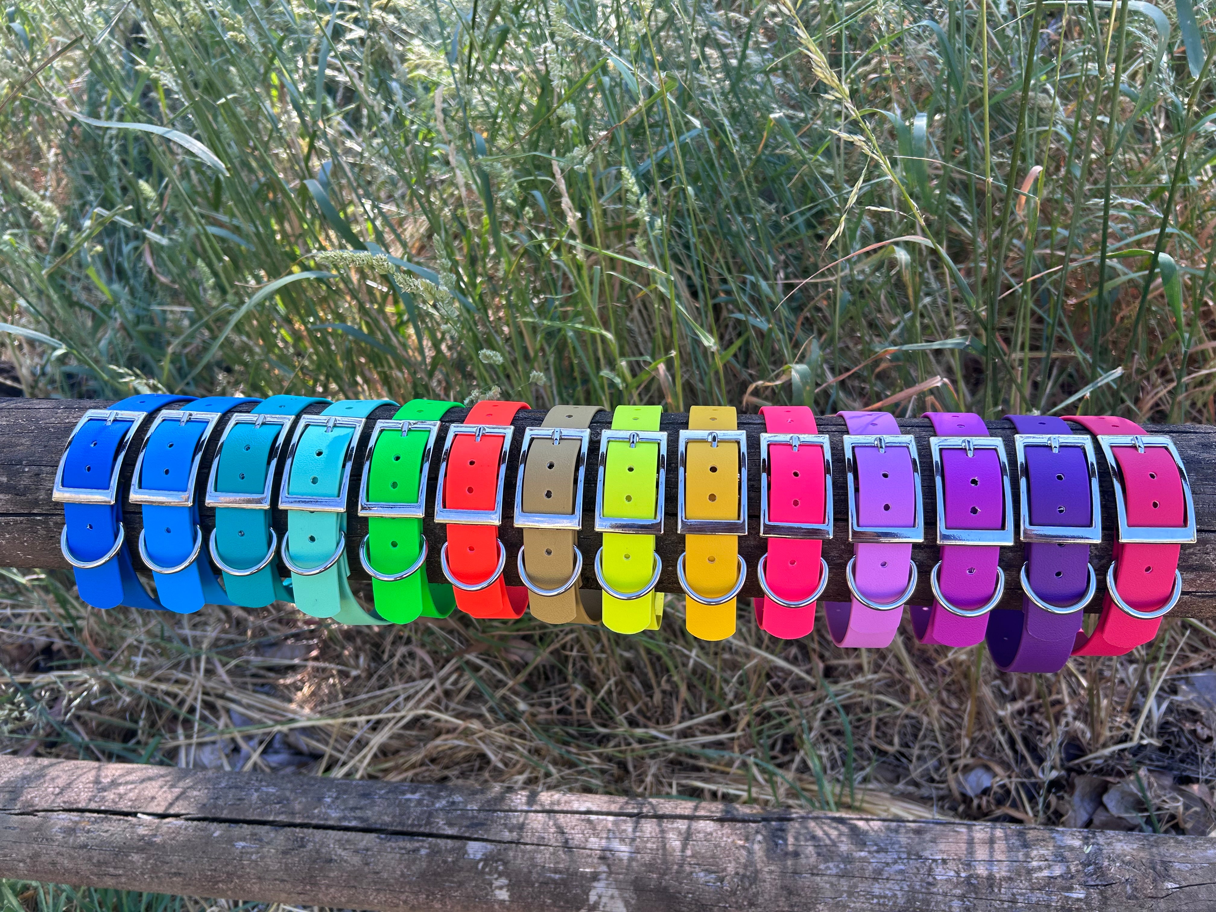 DOG PET COLLAR WATERPROOF BRIGHT STRONG