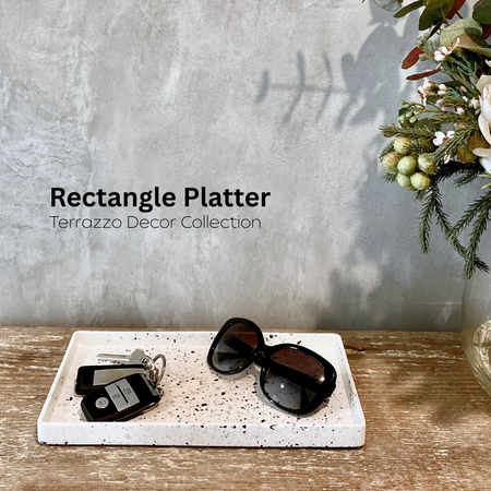 Large Rectangle platter | Terrazzo decor collection