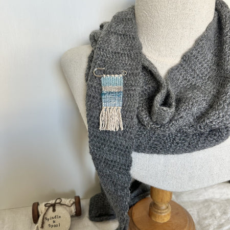 Handwoven Shawl Pins or Brooches