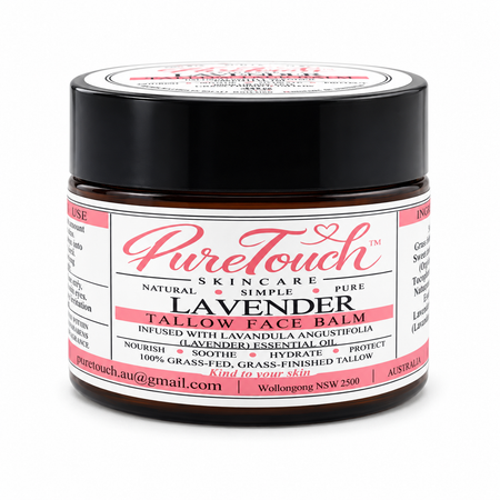 Lavender Infused Tallow Face Balm 40g
