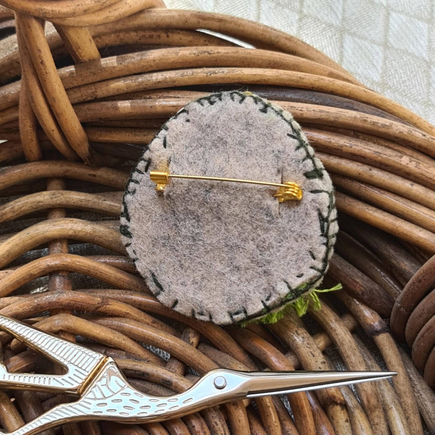 Mossy Brooch