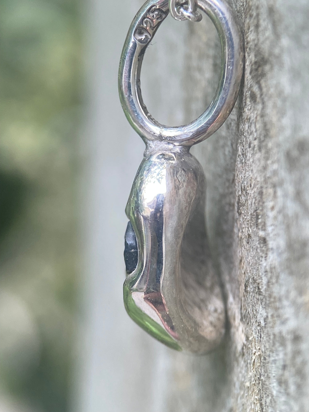 The Unexpected Sapphire Pendant | Raw Australian Blue Sapphire & Sterling Silver