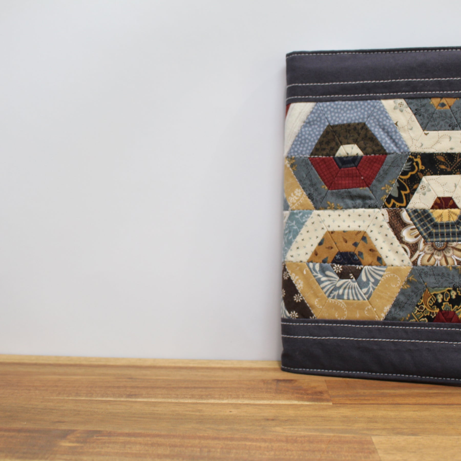 PDF Sewing Pattern Patchwork Quilted A5 Notebook Cover