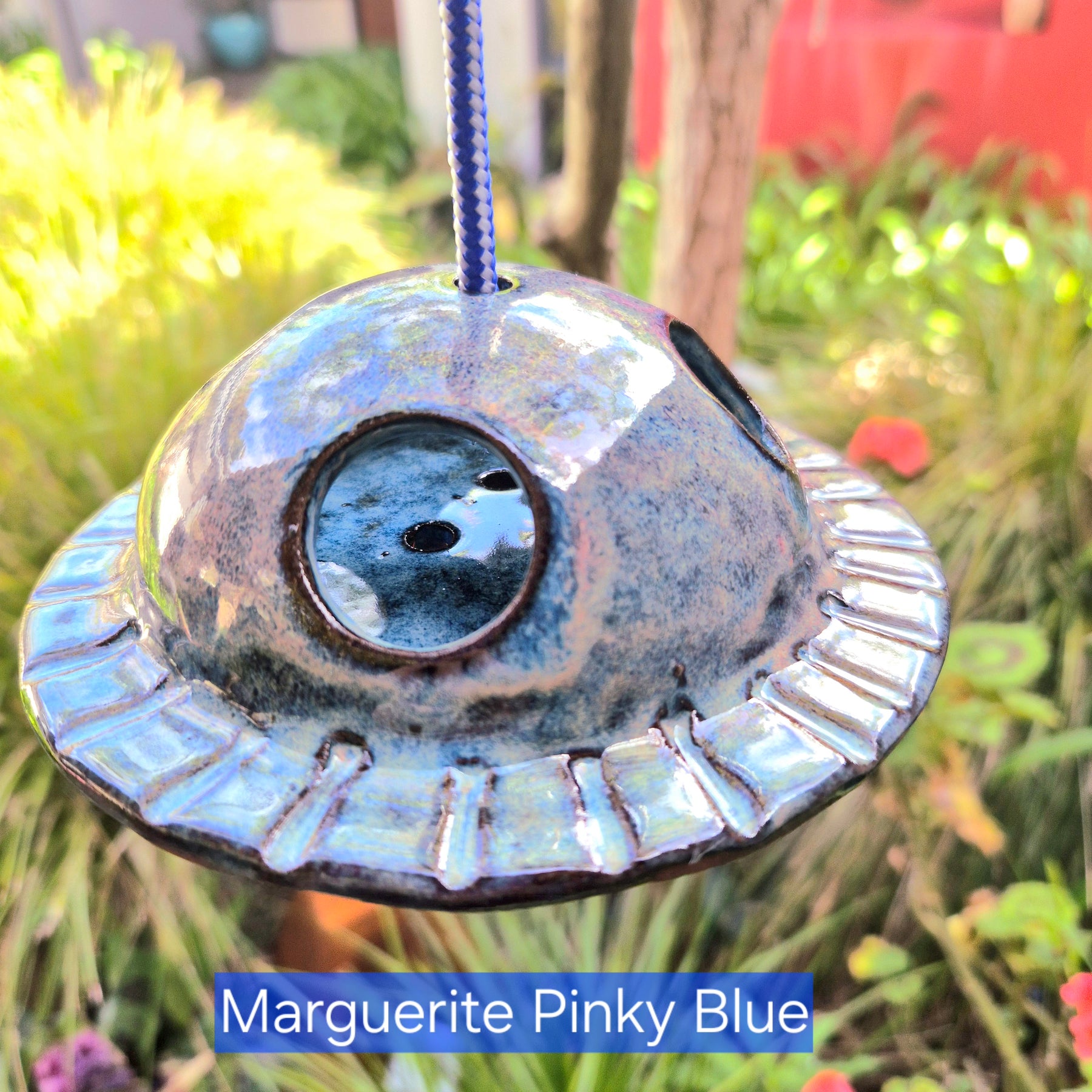 Birds Nest Material Holder - Ceramic Garden Ornament