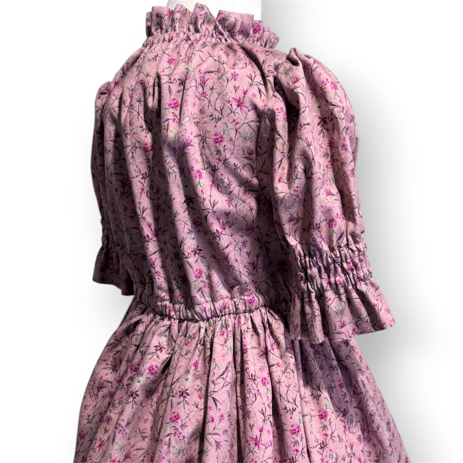 Dusty Pink Tiny Flowers LACEY Dress