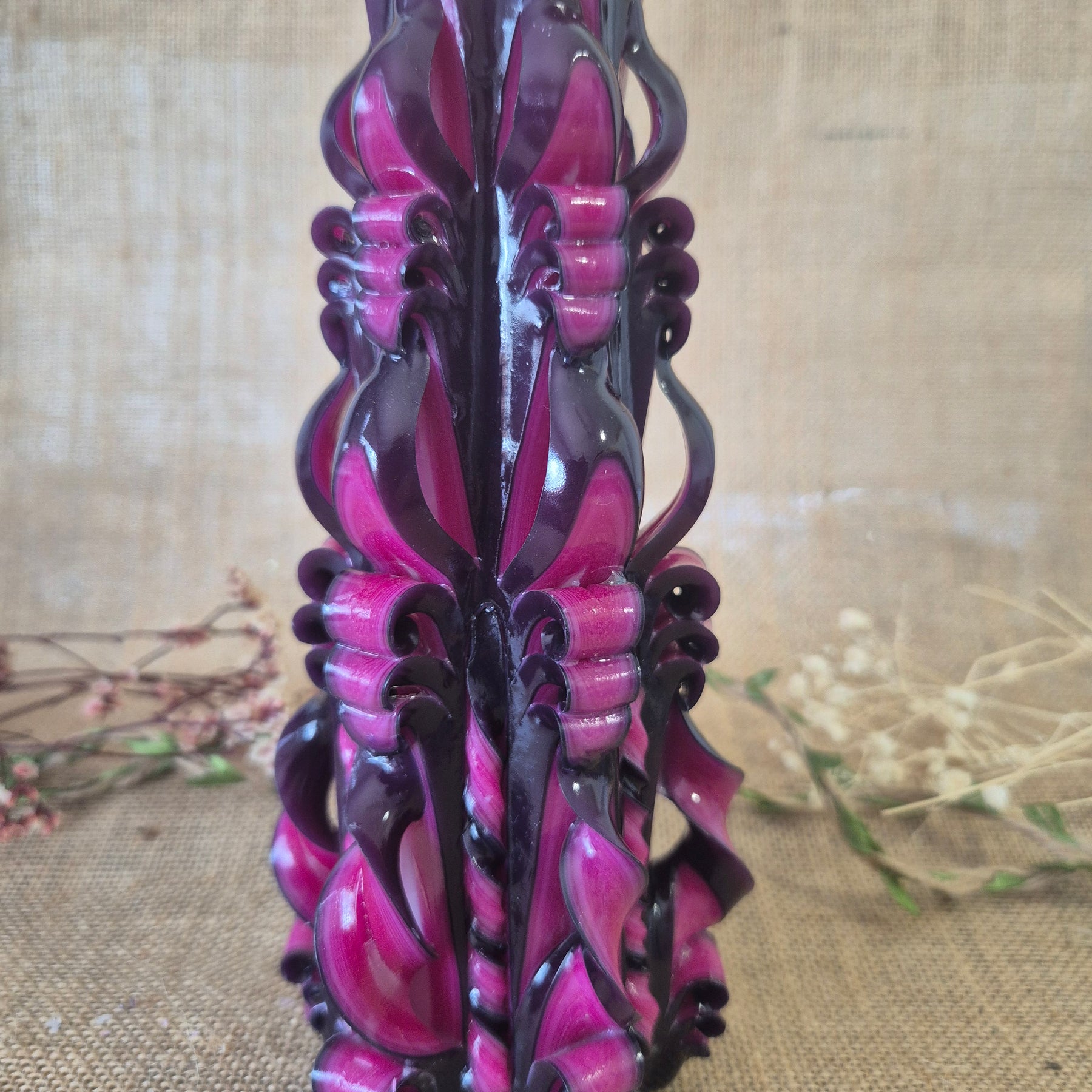 Pink, Magenta and Black 21cm