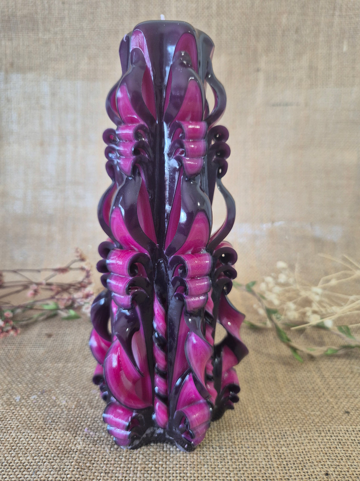 Pink, Magenta and Black 21cm