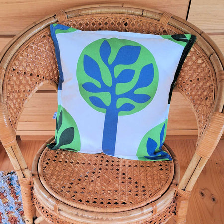 Handmade Cushion | Funky Tree Design | Includes Insert