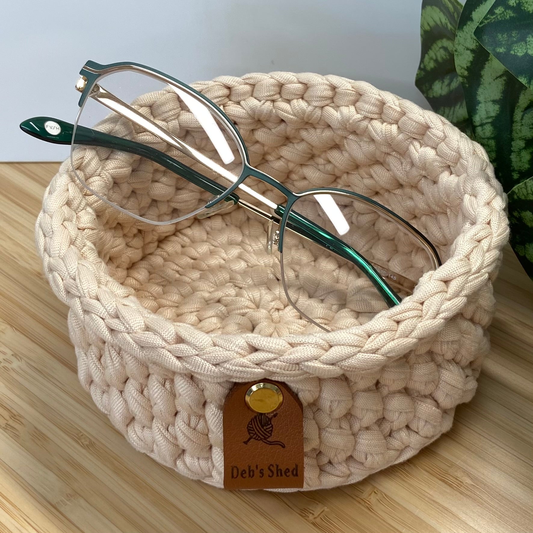 Crochet Basket - Round - Cone Stitch