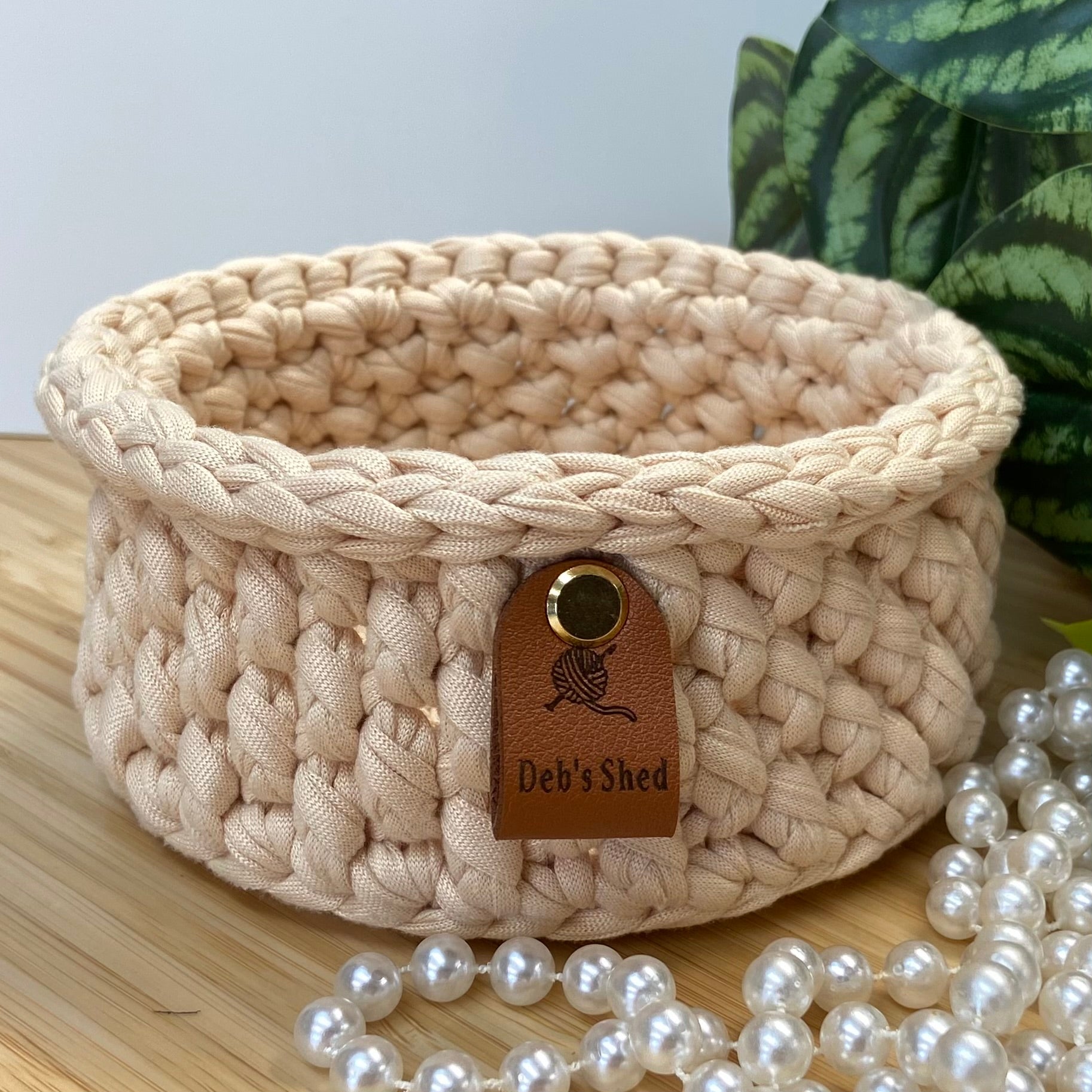 Crochet Basket - Round - Cone Stitch