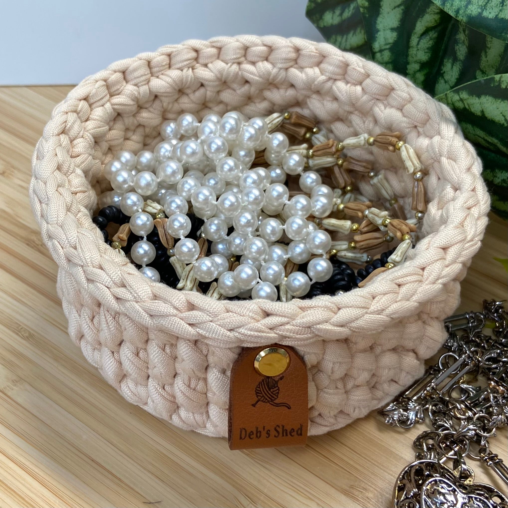 Crochet Basket - Round - Cone Stitch