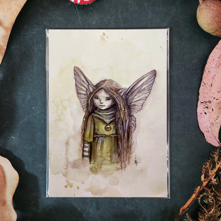 A6 Mini Art Print - Wee House Elf