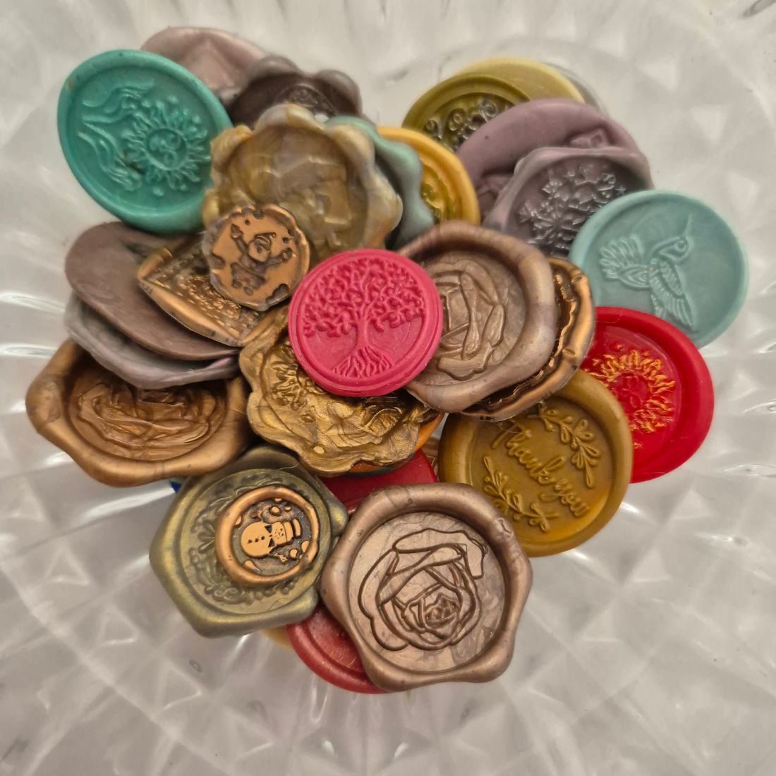Handmade Wax Seals | Handmade With Love | Thank You | Christmas | Tree of Life | Made with Love