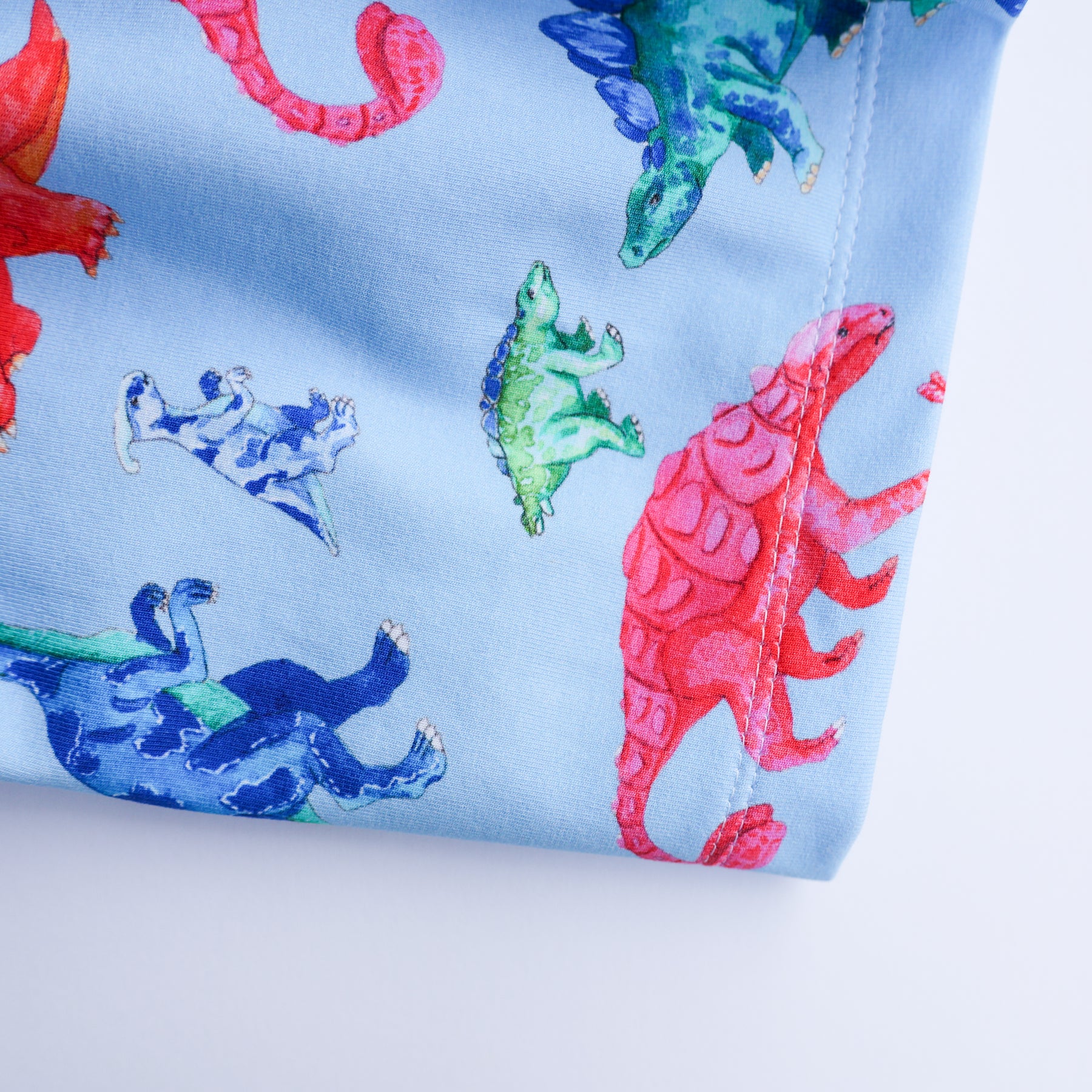 Rainbow dinosaur organic cotton dress 2026-27