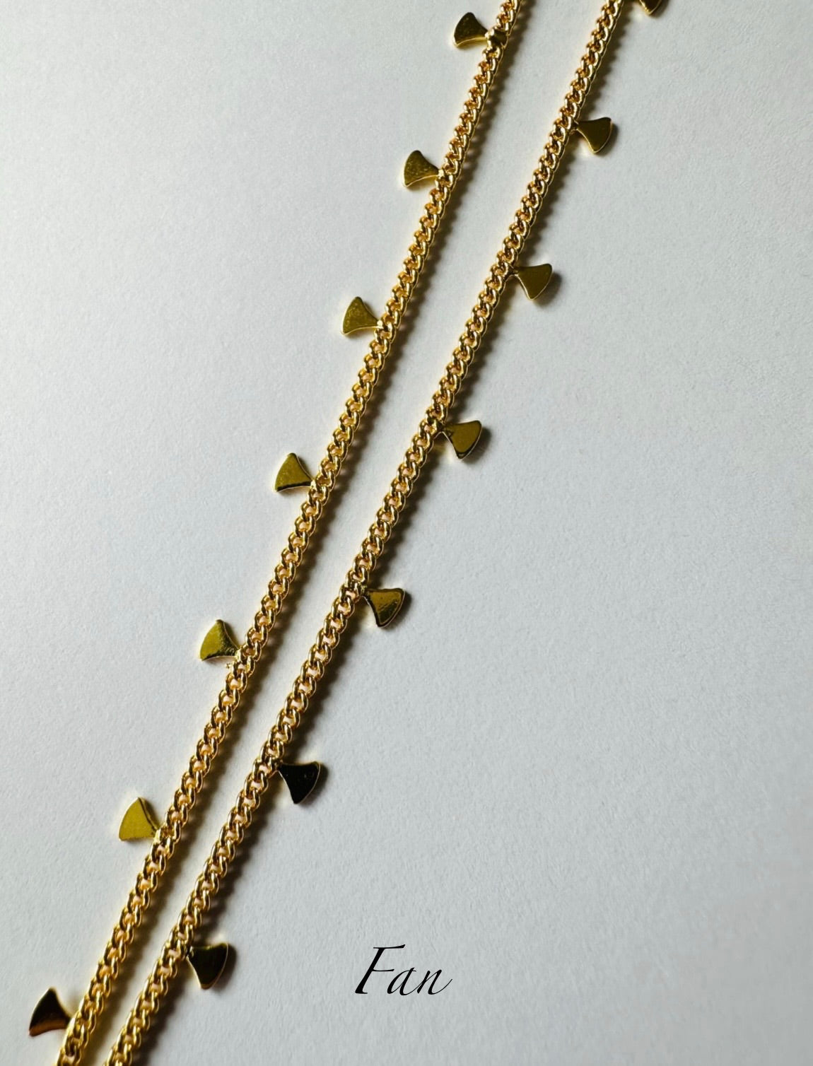 Gold plated resin necklace with red wildflower