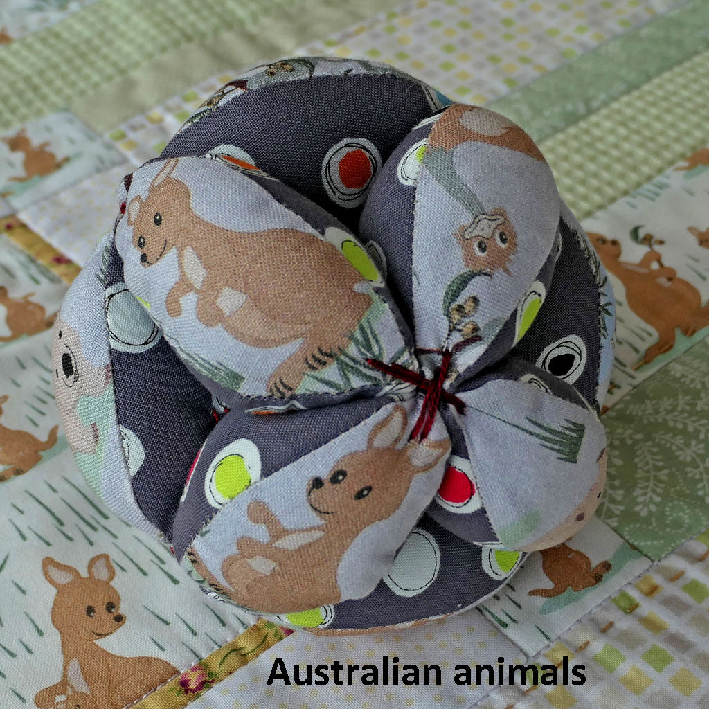 Brightly coloured balls, handmade, free shipping