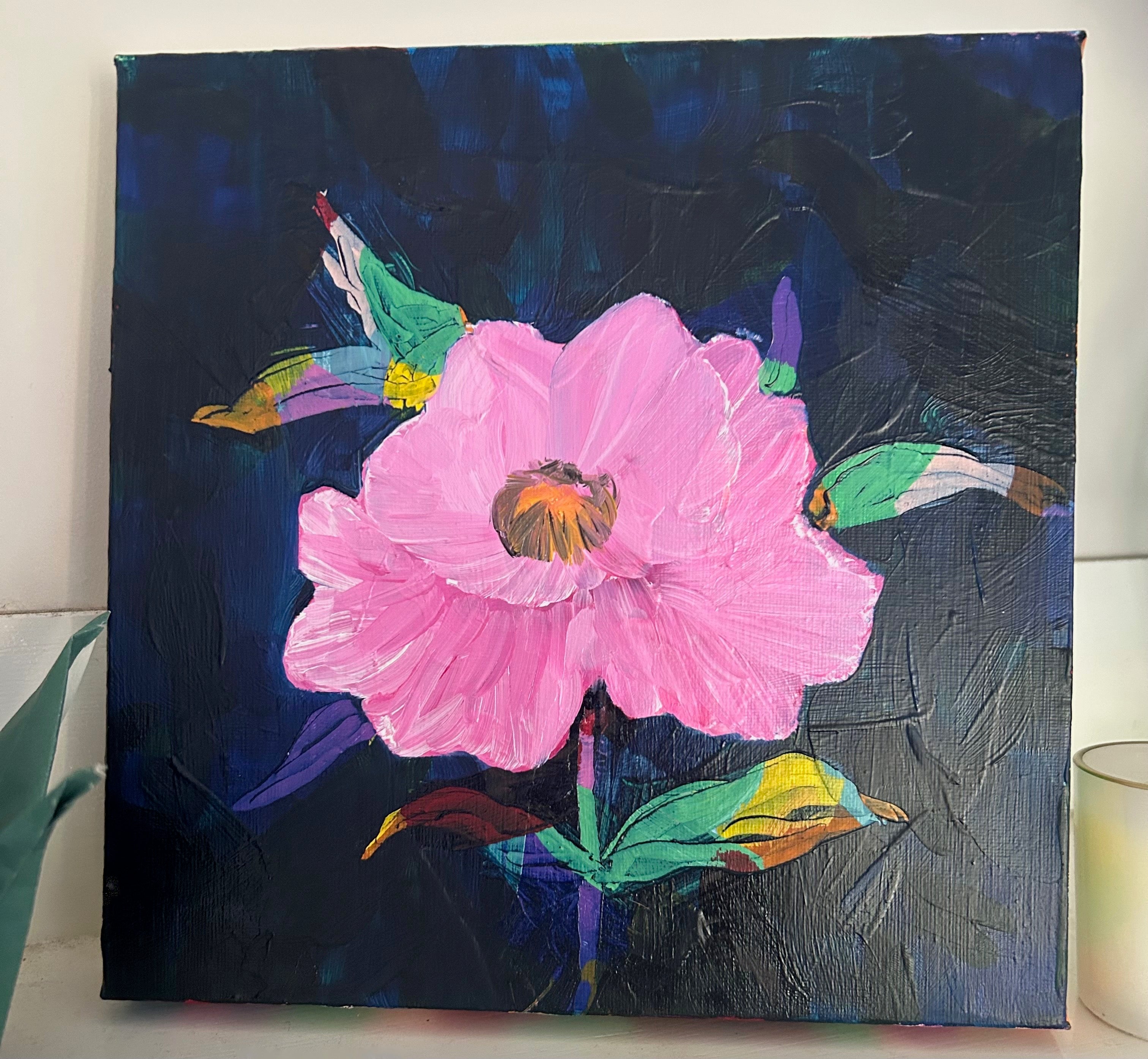 Be Yourself Flower Wall Art Original