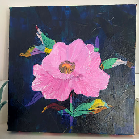 Be Yourself Flower Wall Art Original