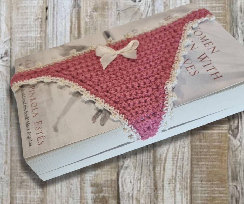 Book Thong sexy crocheted book mark!