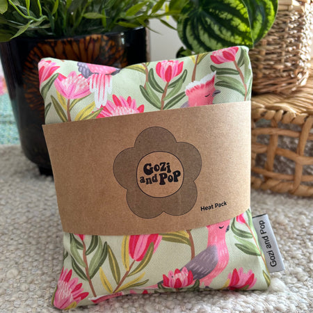 Wheatbag Heatpack 'Pink Galah’