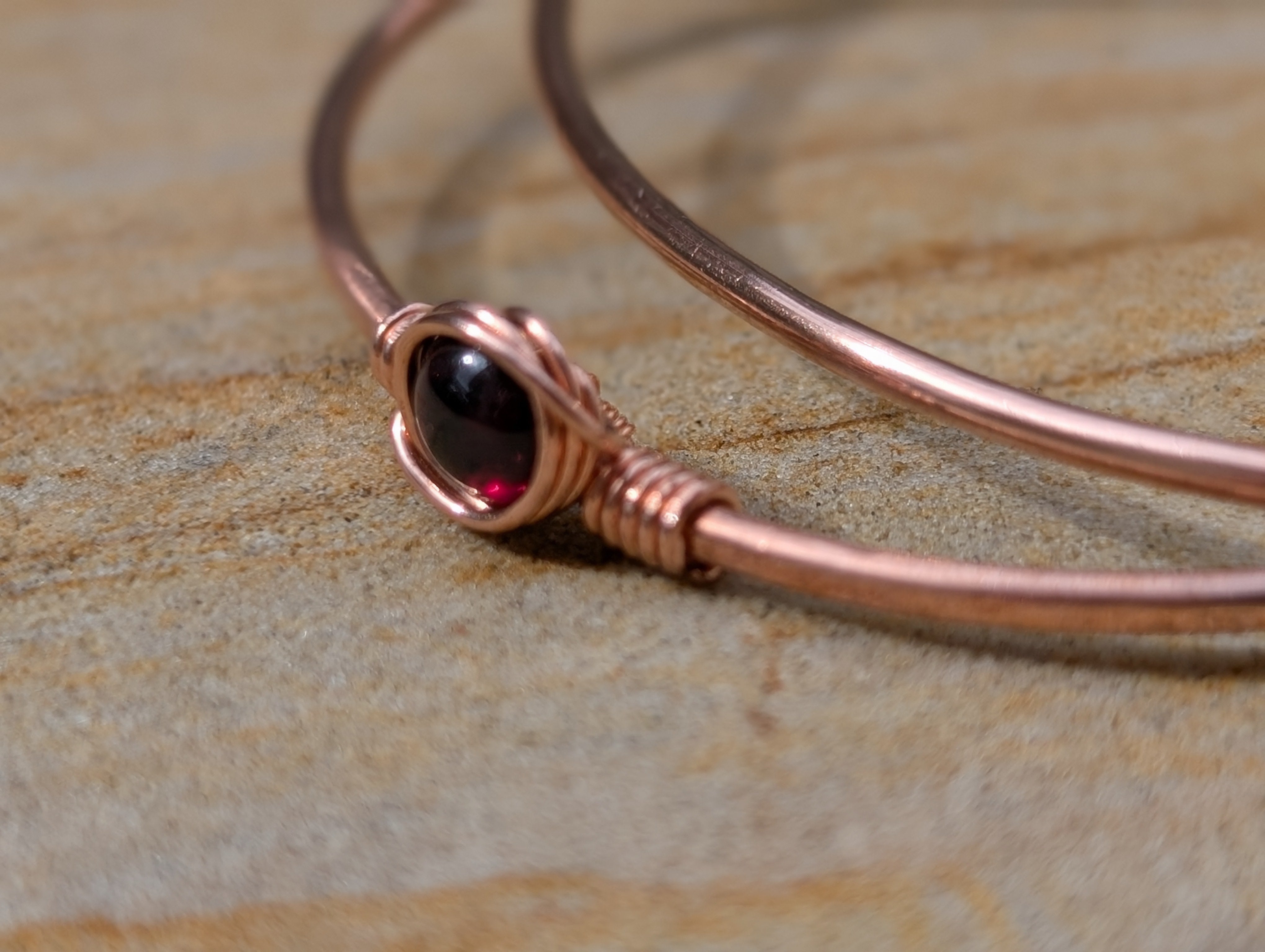 Simple Copper Cuff (Without Gemstone)