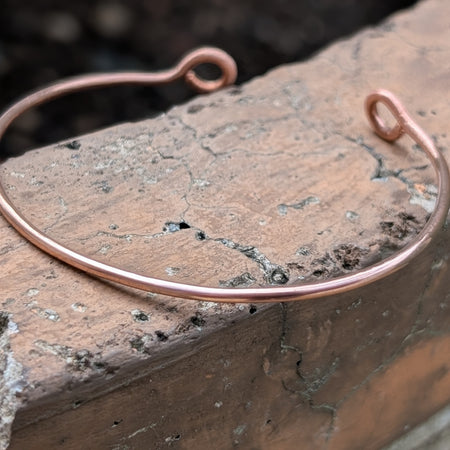 Simple Copper Cuff (Without Gemstone)