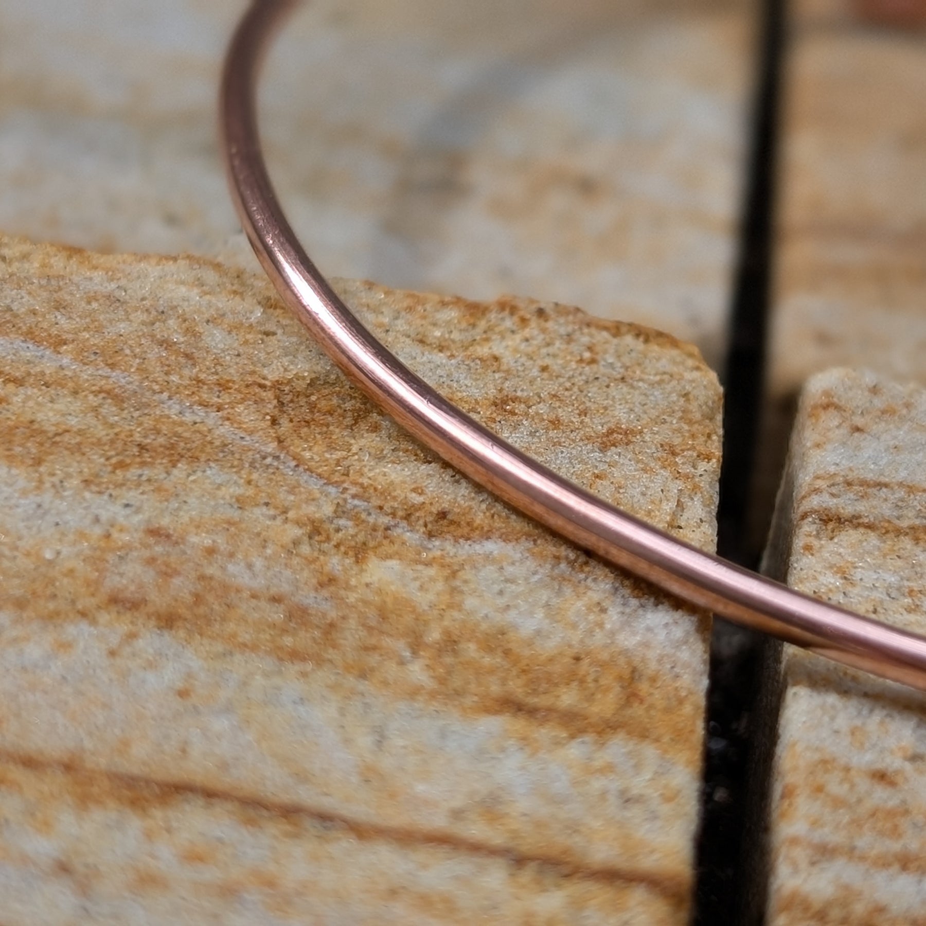 Simple Copper Cuff (Without Gemstone)