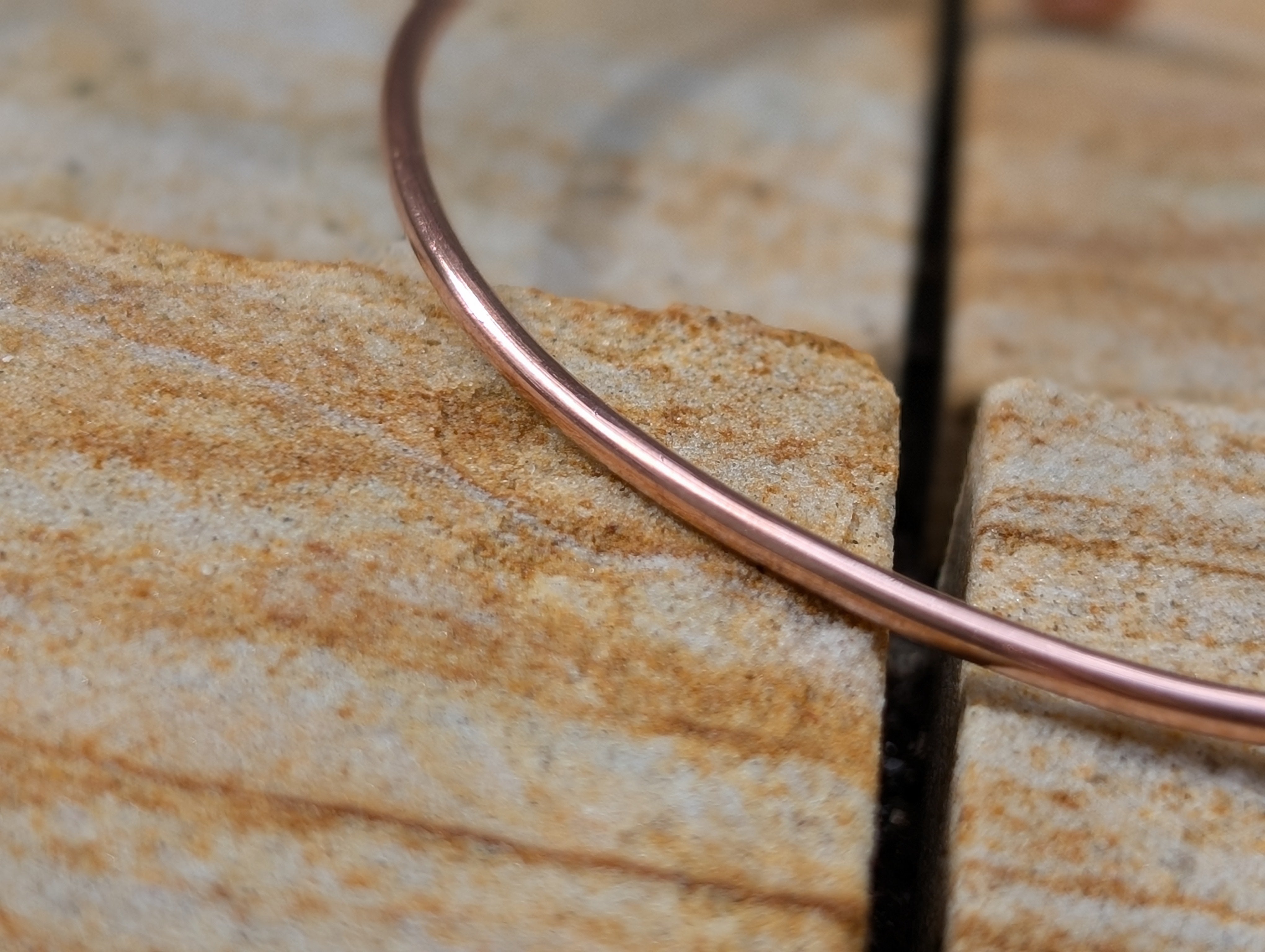 Simple Copper Cuff (Without Gemstone)