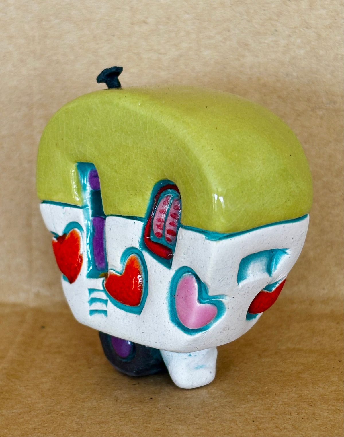 Small Retro Collectable Ceramic Caravan 5