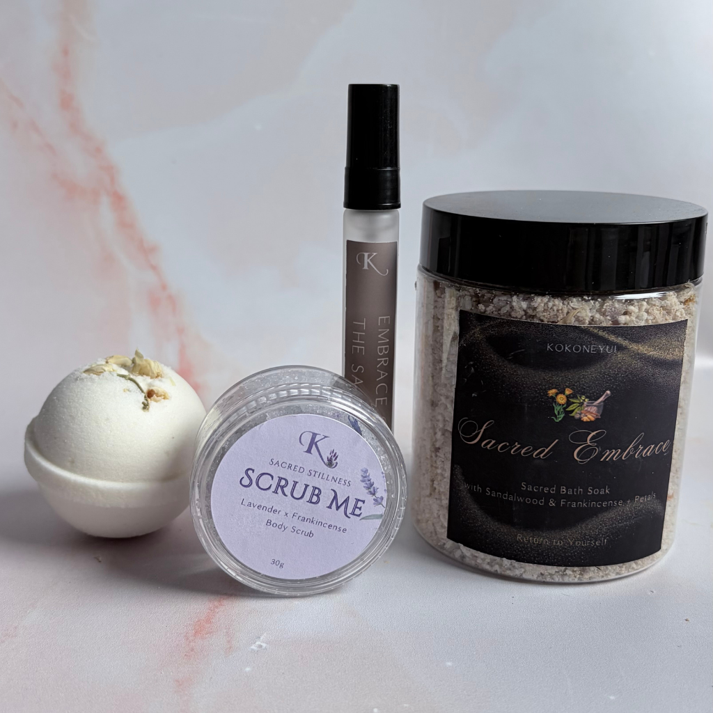 Bath Ritual Box — Deep Reset | Sandalwood, Frankincense & Lavender Gift Set