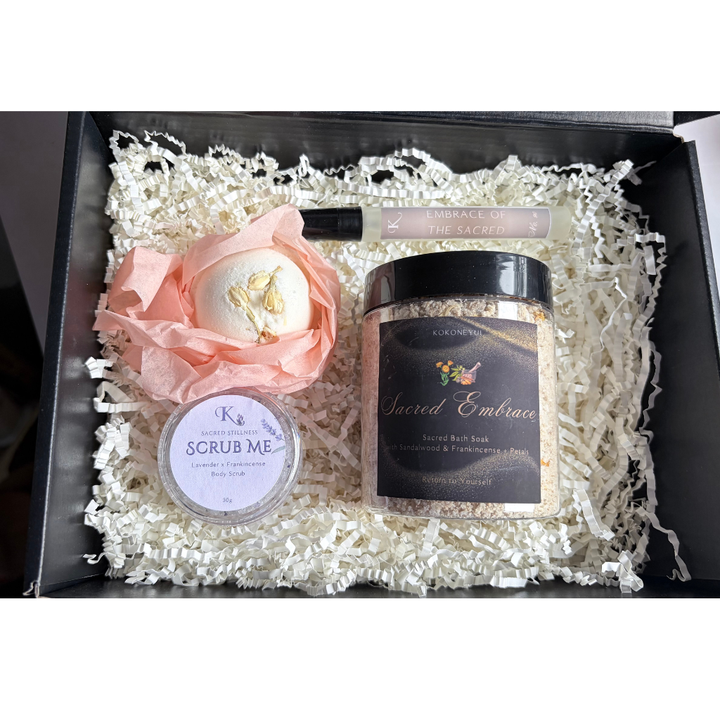 Bath Ritual Box — Deep Reset | Sandalwood, Frankincense & Lavender Gift Set