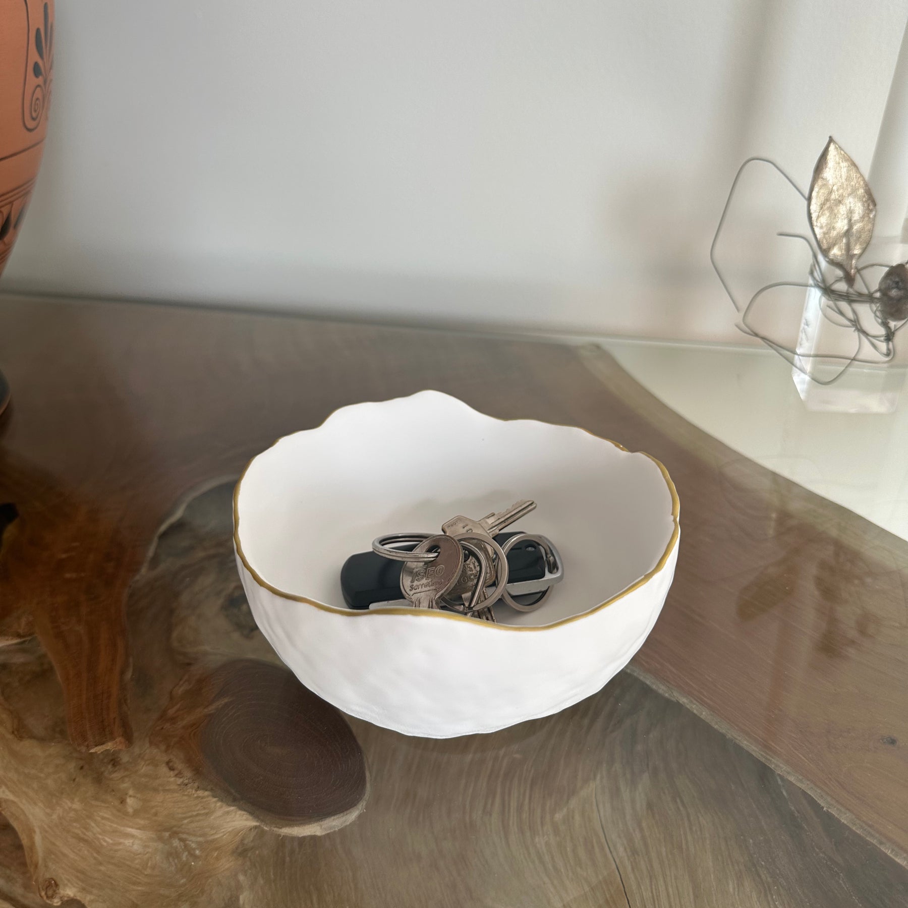 Dimple eco resin bowl