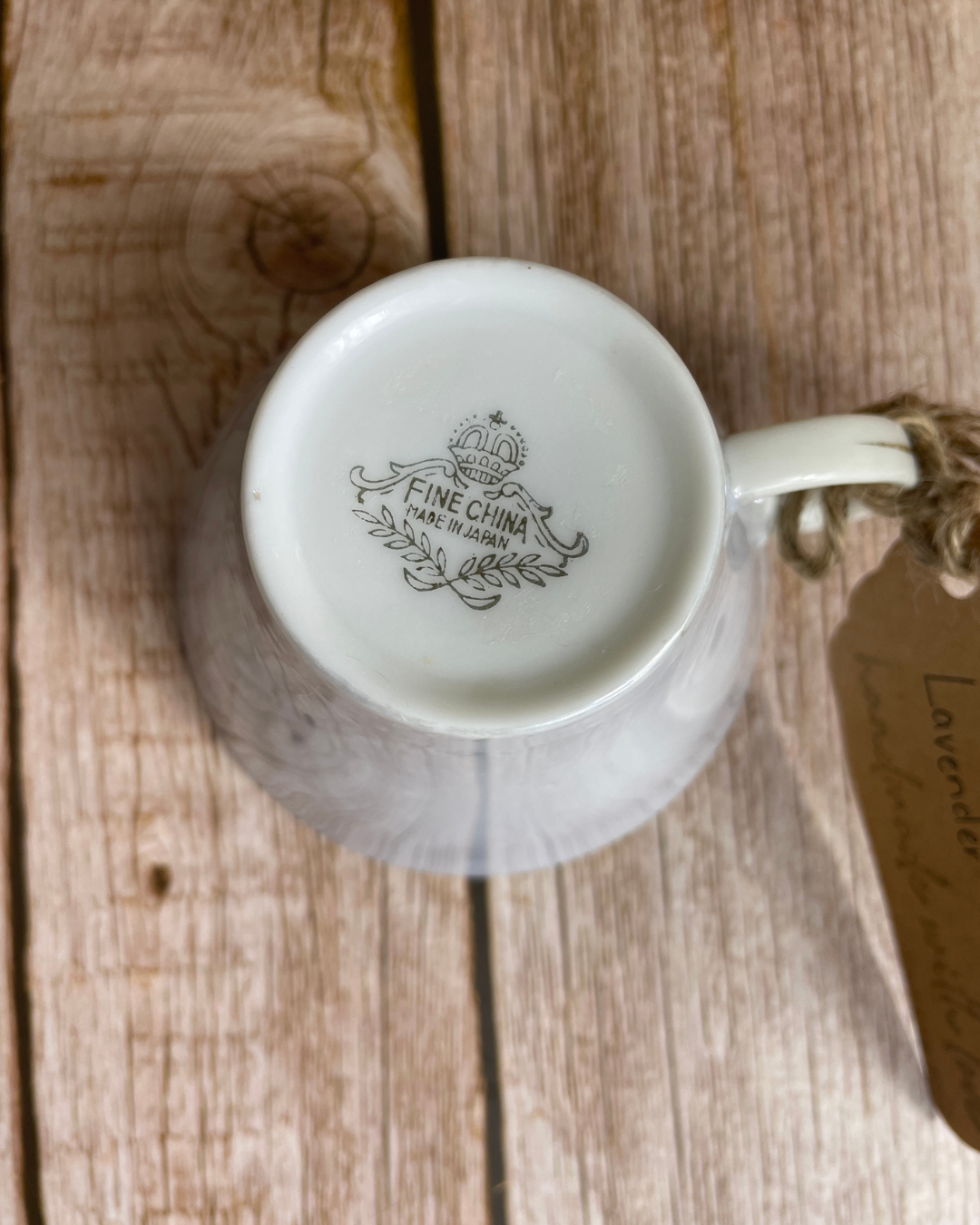 Lavender + Sweet Orange I Natural Soy Candle I Lusterware Acron Teacup