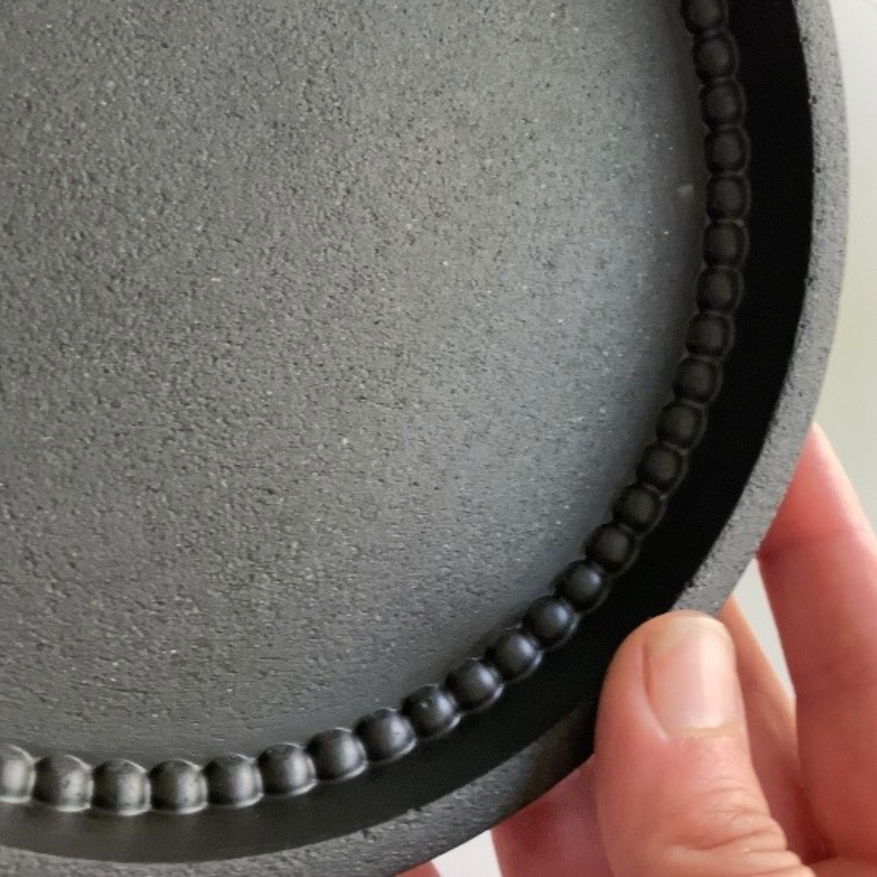 Round Decorative Platter | Textured decor collection